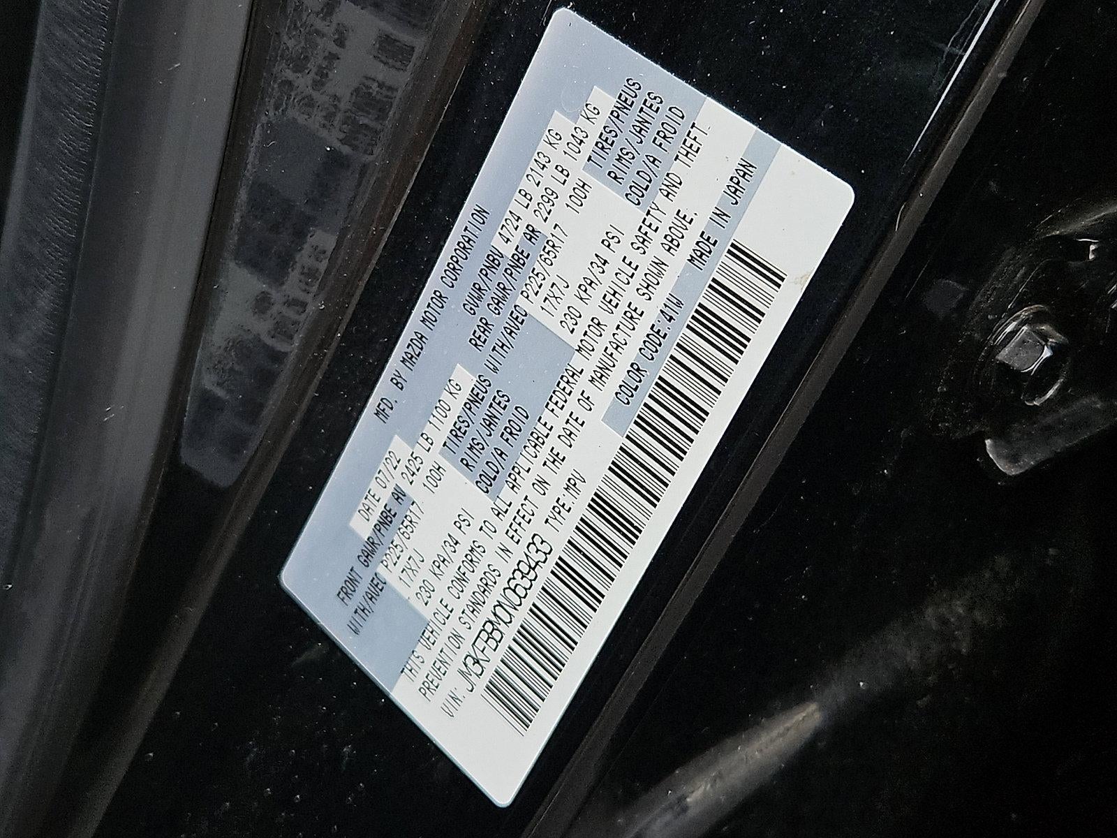 2022 Mazda Mazda CX-5 2.5 S Select Package AWD