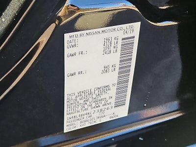 2019 Nissan Altima S