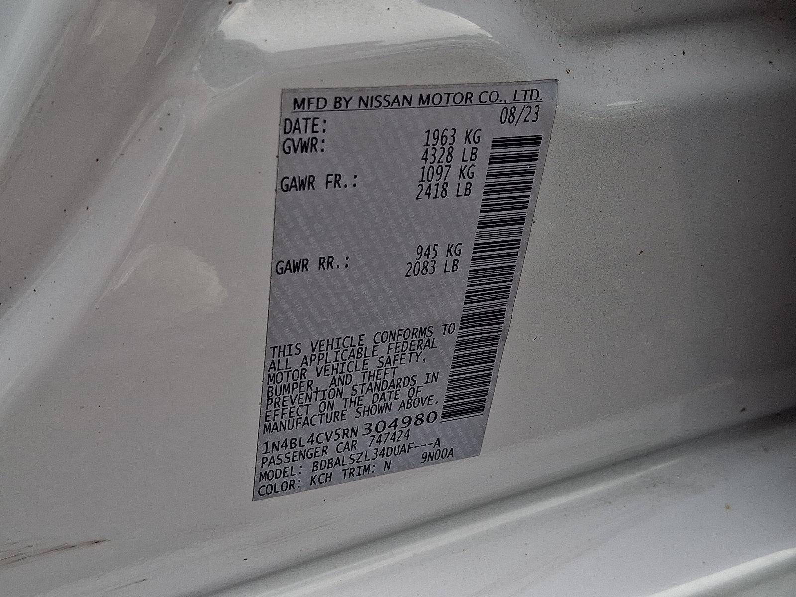 2024 Nissan Altima SR