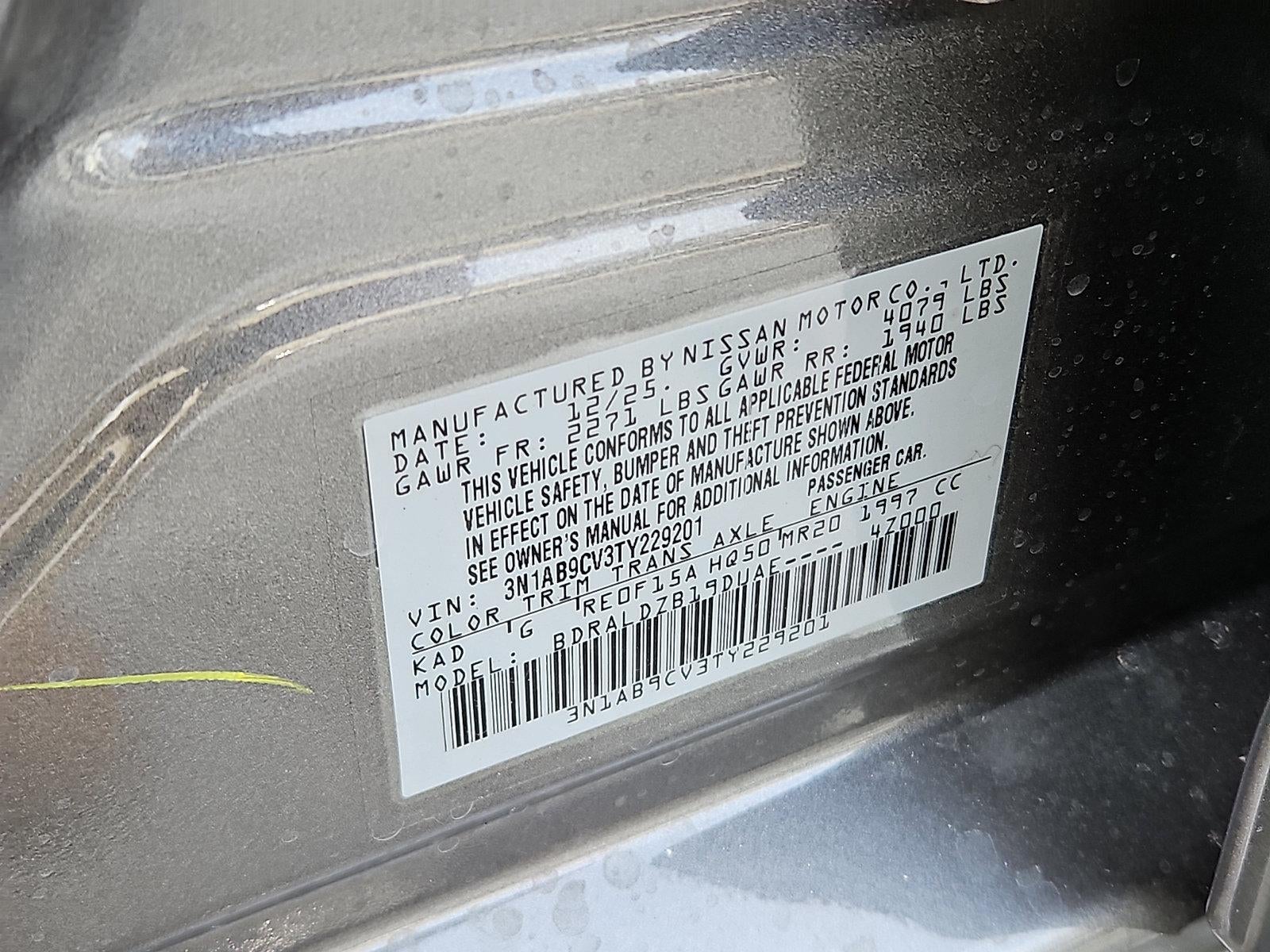 2026 Nissan Sentra SV Sedan