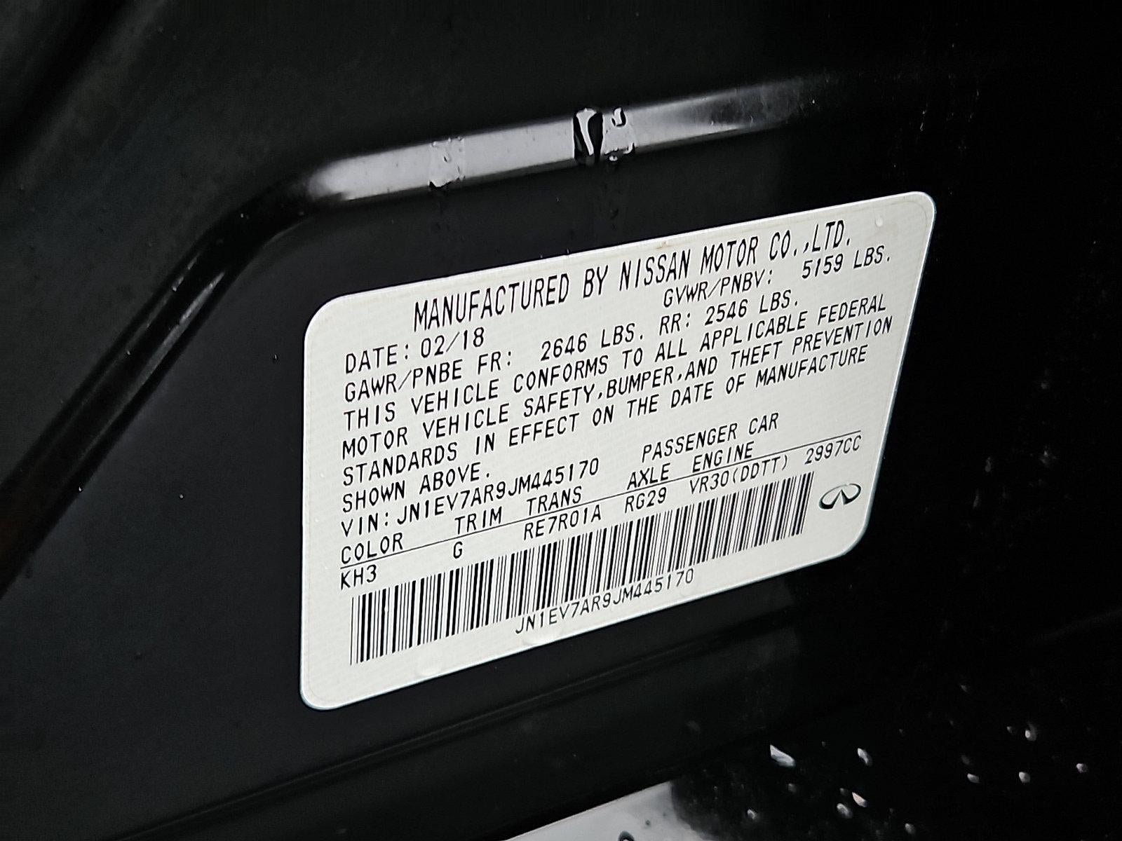 2018 INFINITI Q50 3.0t LUXE AWD