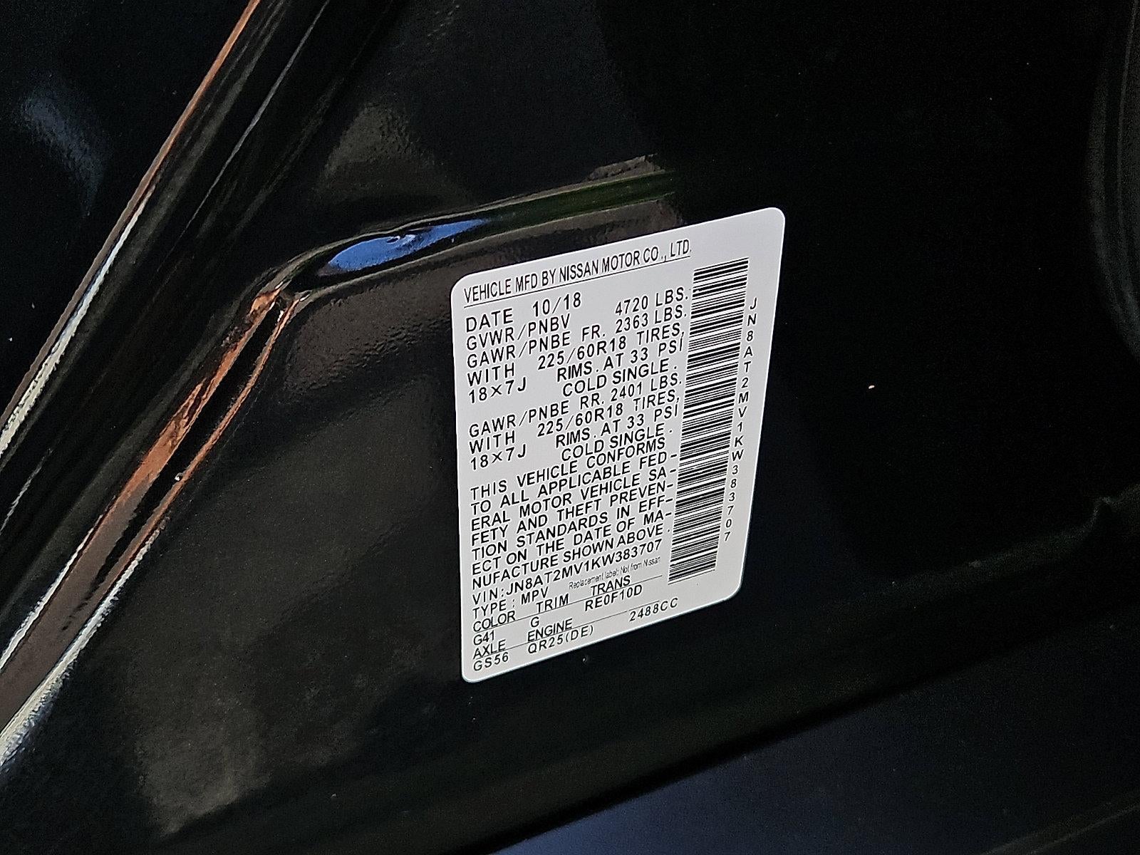 2019 Nissan Rogue SV