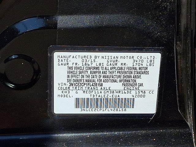2015 Nissan Versa Note 5dr HB CVT 1.6 SL