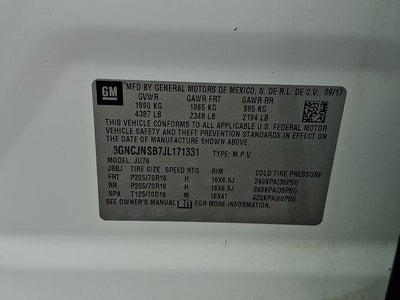 2018 Chevrolet Trax AWD 4dr LS