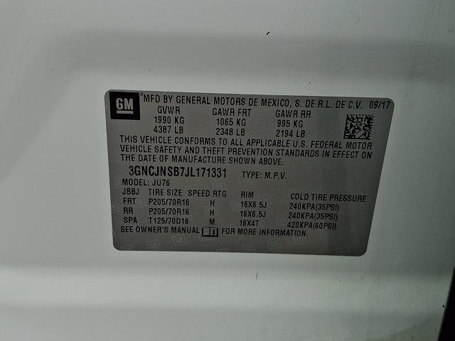 2018 Chevrolet Trax AWD 4dr LS