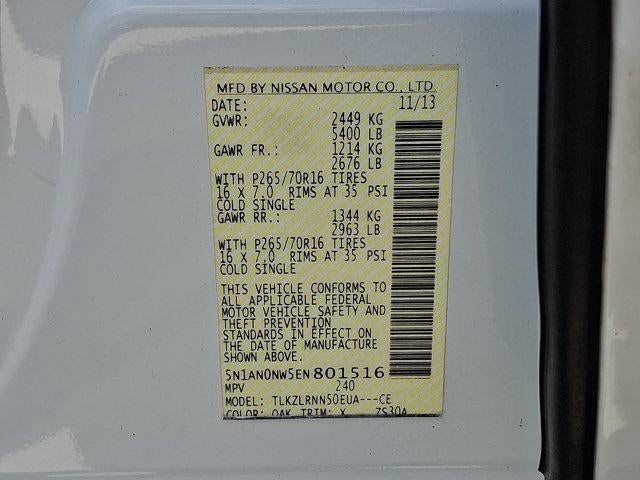 2014 Nissan Xterra 4WD 4dr Auto S