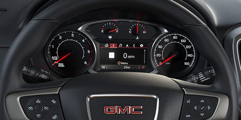 2019 GMC Terrain drivers dash