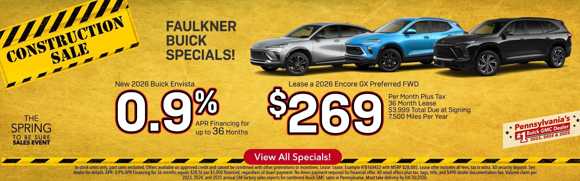 Faulkner Buick Specials