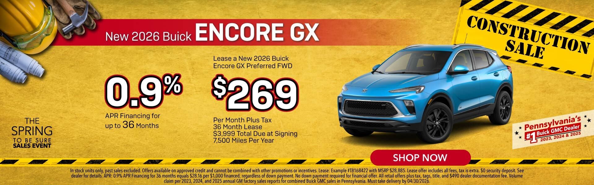 New 2026 Buick Encore GX