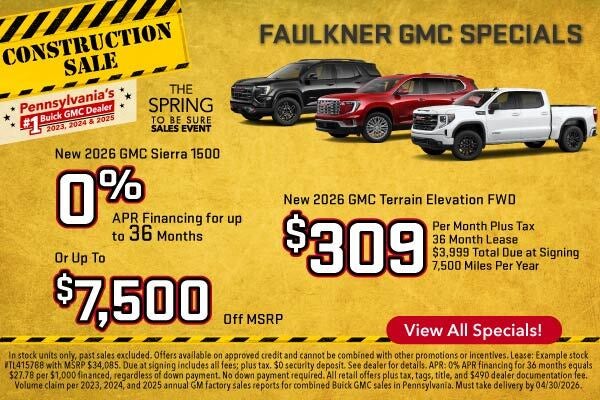 Faulkner GMC Specials