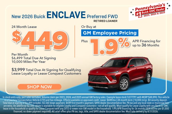 2026 Buick Enclave Preferred FWD