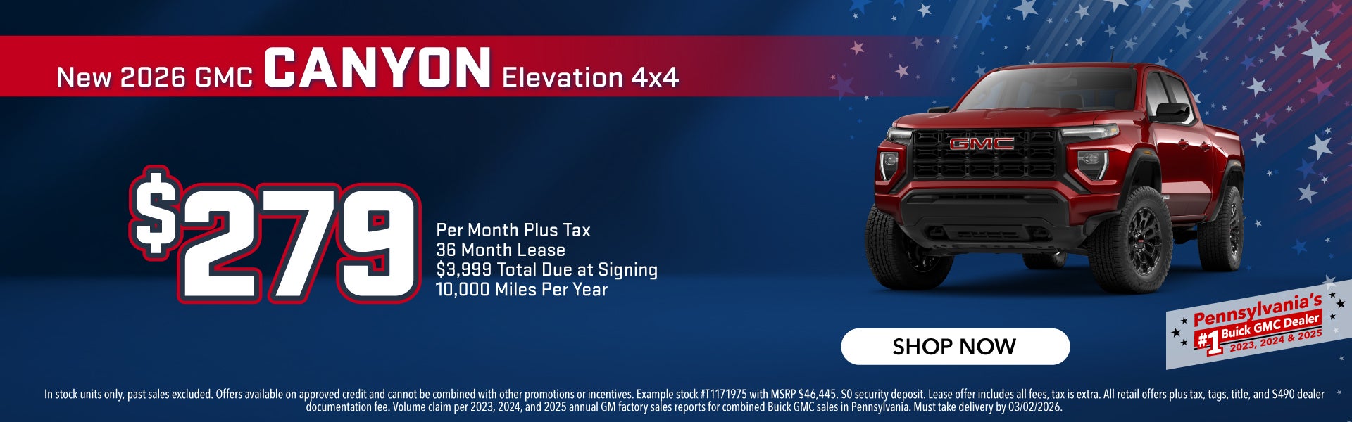 New 2026 GMC Canyon Elevation 4x4