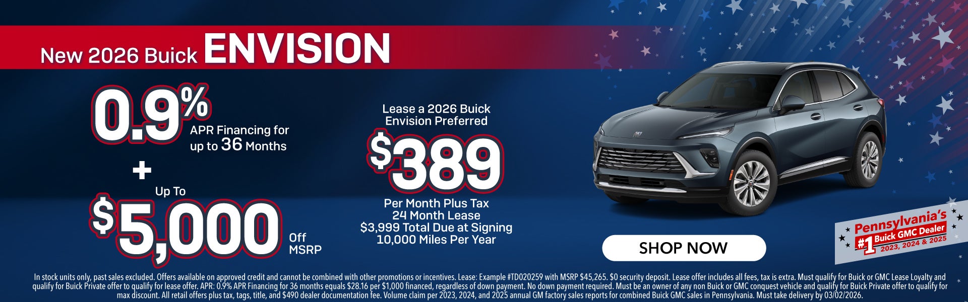 New 2026 Buick Envision