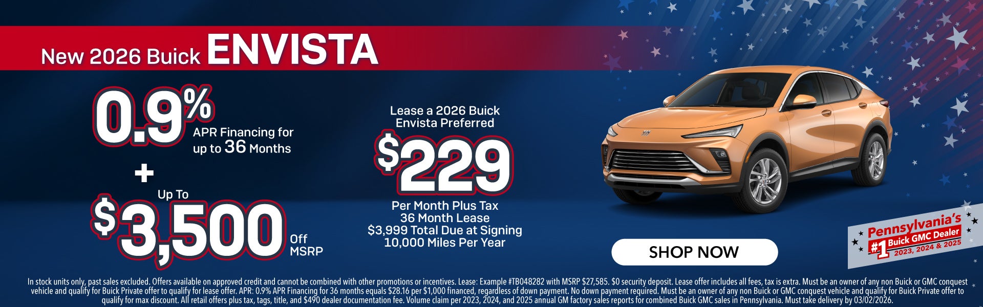 New 2026 Buick Envista