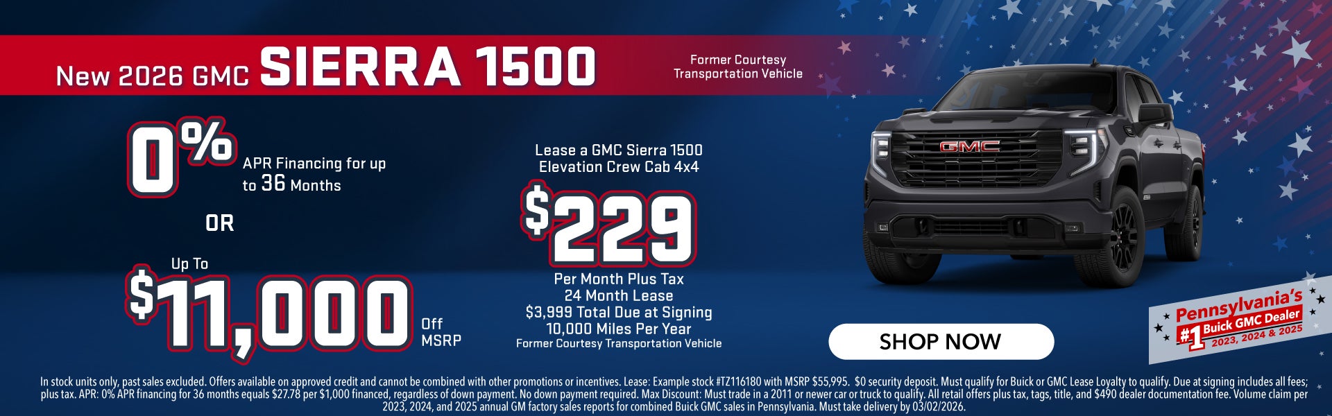 New 2026 GMC Sierra 1500