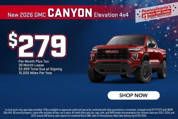New 2026 GMC Canyon Elevation 4x4