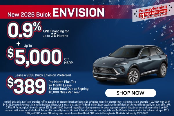 New 2026 Buick Envision