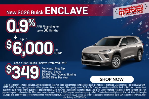 New 2026 Buick Enclave