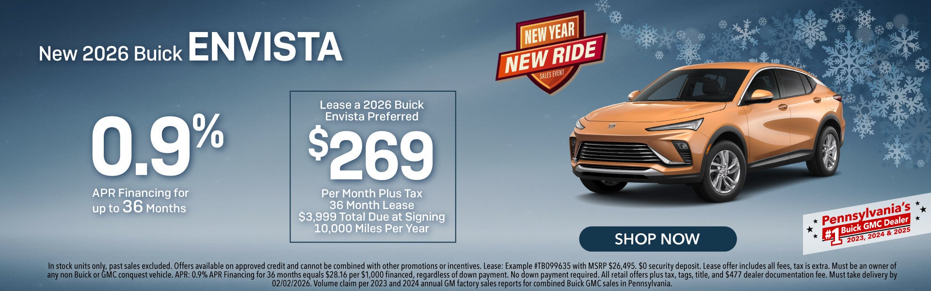 New 2026 Buick Envista