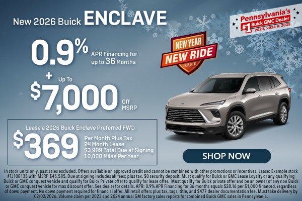 New 2026 Buick Enclave