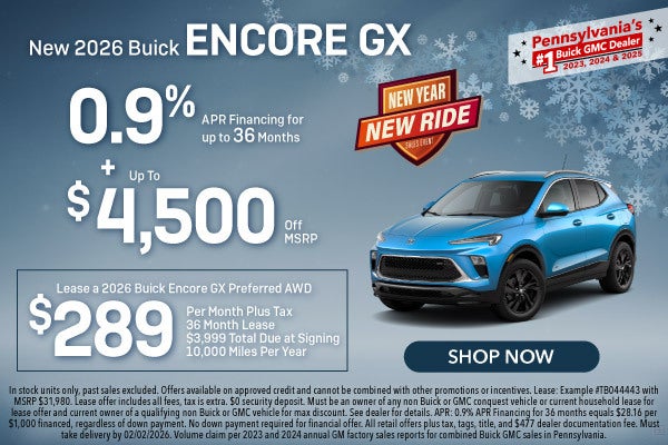 New 2026 Buick Encore GX