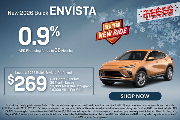 New 2026 Buick Envista