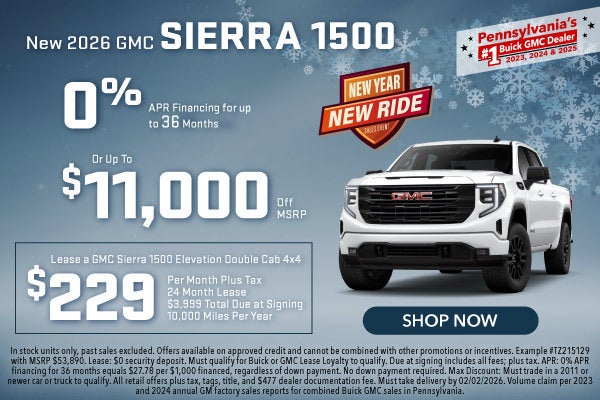 New 2026 GMC Sierra 1500