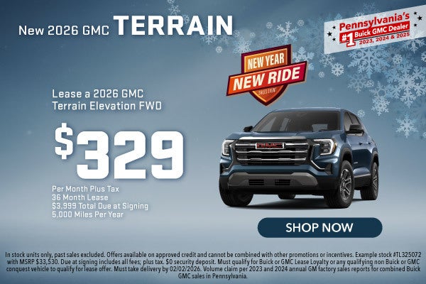 New 2026 GMC Terrain Elevation FWD