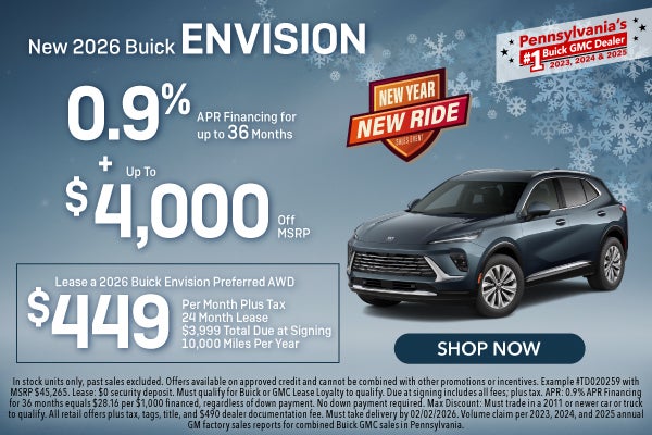 New 2026 Buick Envision