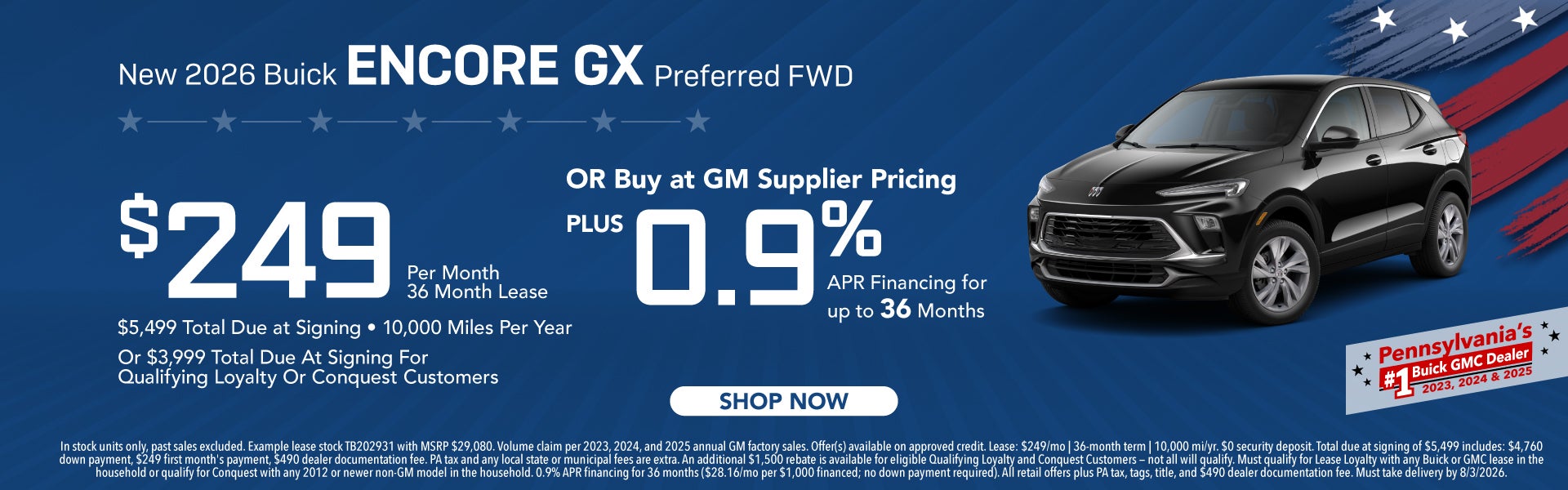 New 2026 Buick Encore GX Preferred FWD