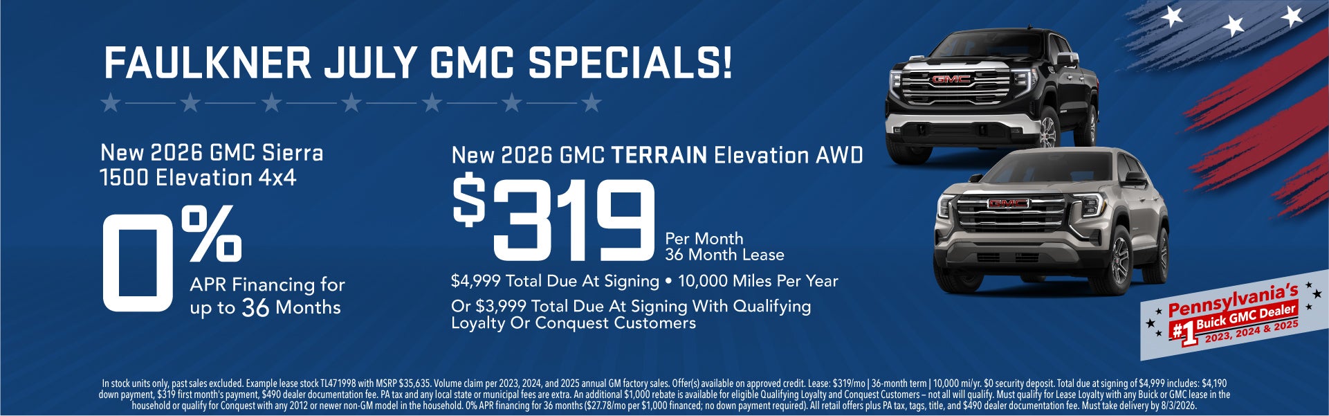 Faulkner GMC Specials
