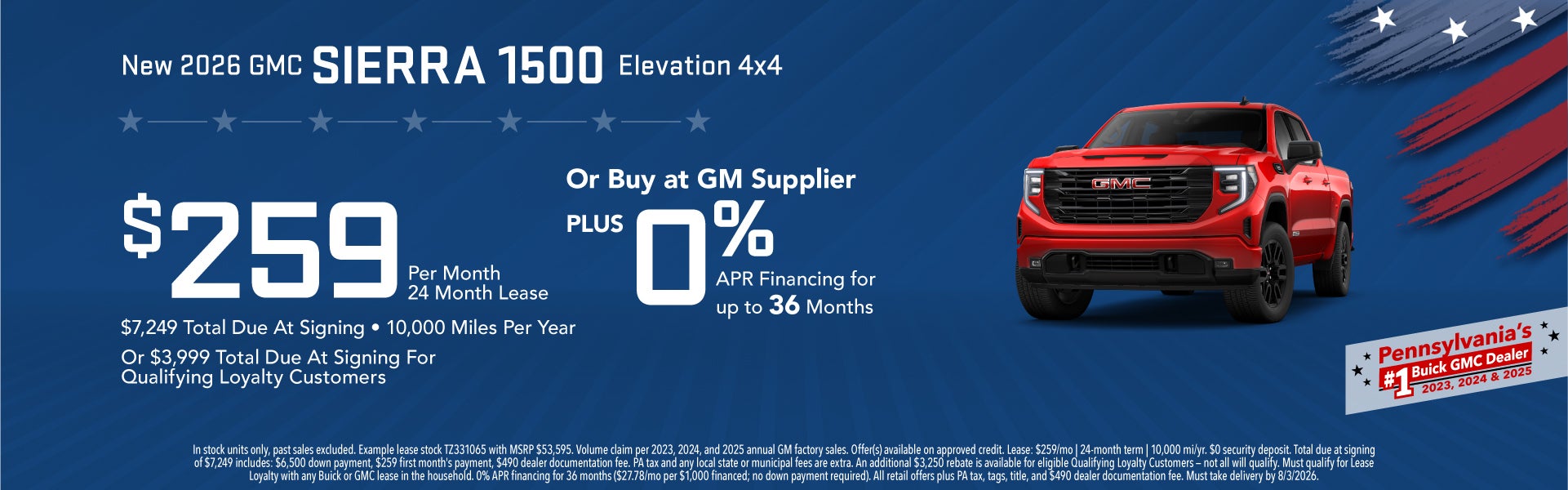 New 2026 GMC Sierra 1500 Elevation 4x4