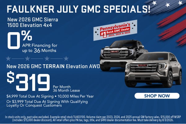 Faulkner GMC Specials
