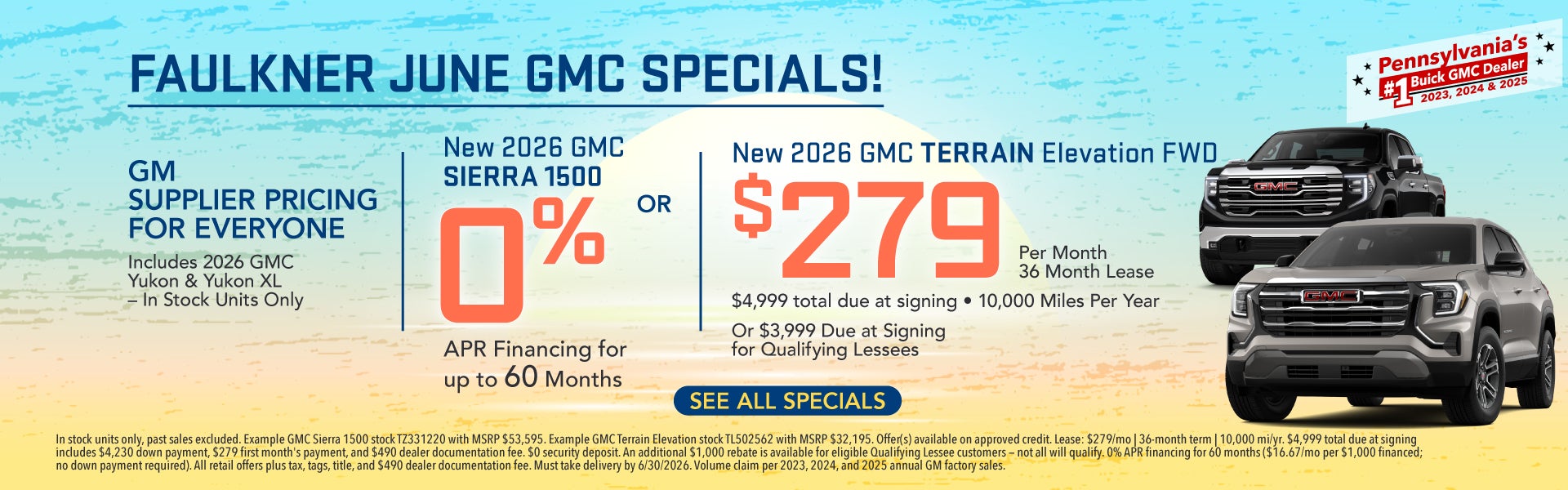 June Specials GMC