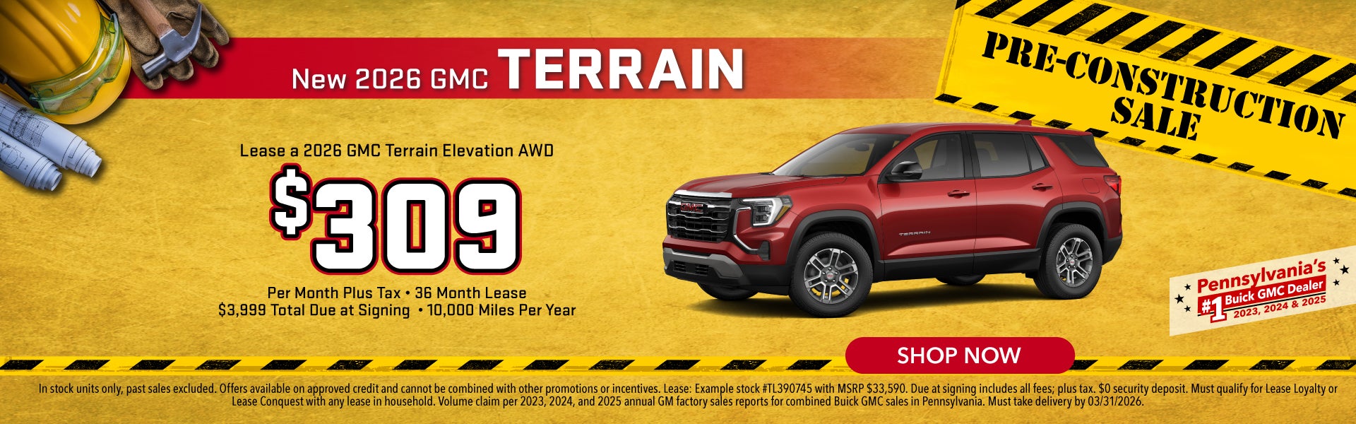 New 2026 GMC Terrain