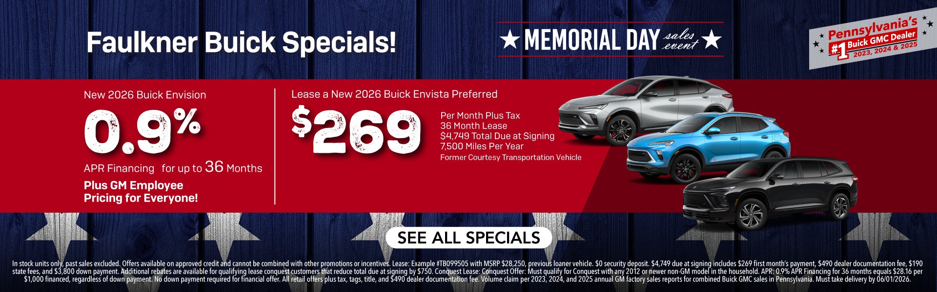 Faulkner Buick Specials