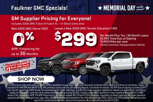Faulkner GMC Specials