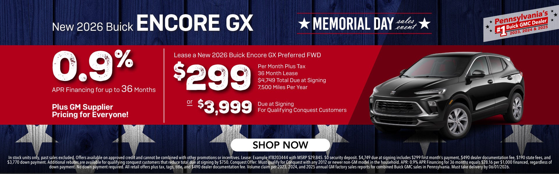 New 2026 Buick Encore GX