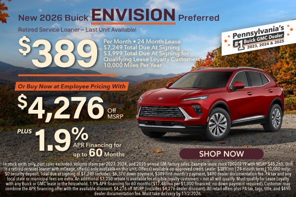 New 2026 Buick Envision Preferred