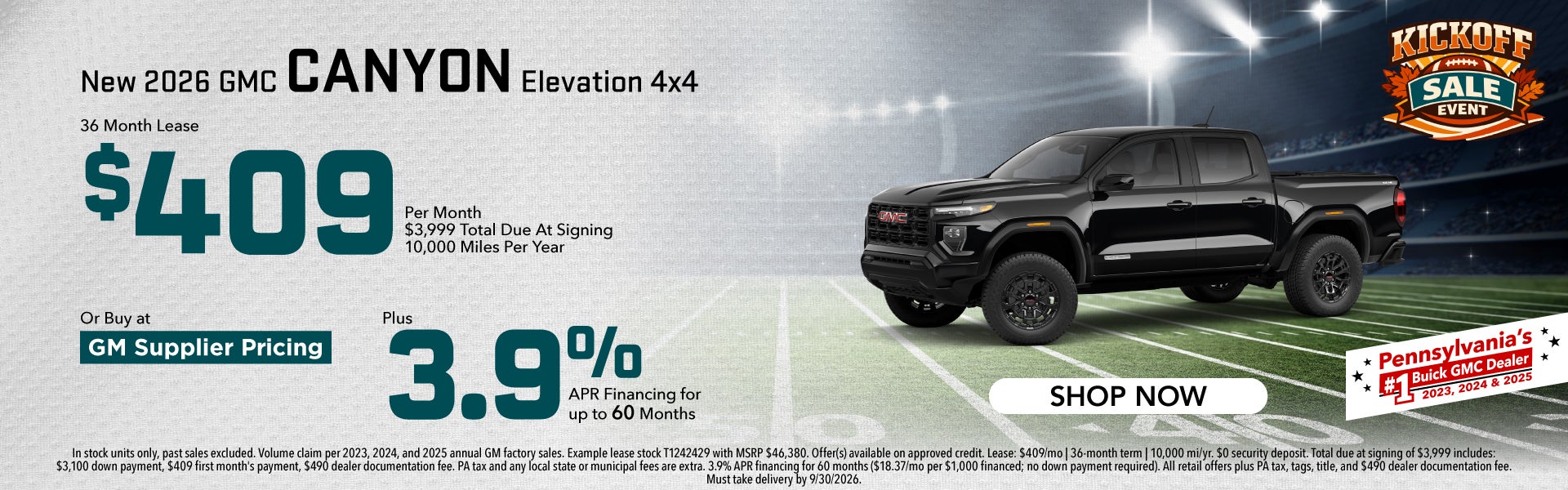 New 2026 GMC Canyon Elevation 4X4