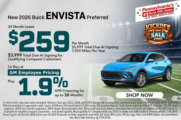 New 2026 Buick Envista Preferred FWD